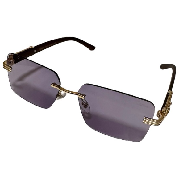 Cartier Oversized Glasses | Gold & Burgundy | Used – Like New | Transitions + BB - Picture 3 of 13